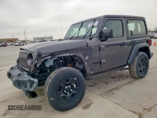 2022 Jeep Wrangler Sport S with VIN 1C4GJXAG1NW105893, listed as a Copart auction lot 45924975 with 273 mi miles and Salvage title. Bid and sale history available at DreamBid. Image 1.