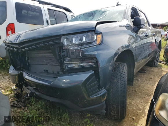 2021 Chevrolet Silverado 1500 RST with VIN 3GCUYEEDXMG120506, listed as a Copart auction lot 45408944 with Not Provided miles and Non Repairable. Bid and sale history available at carsss.com. Image 1.