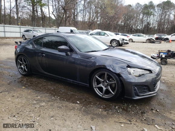 2019 Subaru BRZ Premium with VIN JF1ZCAB1XK9600457, listed as a Copart auction lot 48738765 with 53,765 mi miles and Salvage Title. Bid and sale history available at carsss.com. Image 4.