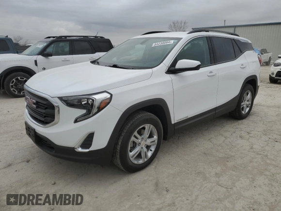 2018 GMC Terrain SLE Diesel with VIN 3GKALUEU7JL255204, listed as a Copart auction lot 84230084 with 112,248 mi miles and Salvage Title. Bid and sale history available at carsss.com. Image 1.