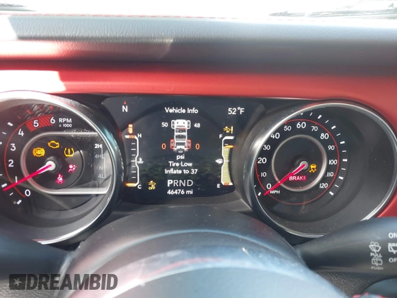 2020 Jeep Wrangler Unlimited Rubicon с VIN 1C4JJXFM9LW275517, выставлен на аукционе IAAI как лот 41958975 с пробегом 46 476 миль миль и . История ставок и продаж доступна на DreamBid. Изображение 7.