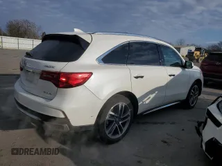 2018 Acura MDX Advance with VIN 5J8YD4H86JL027066, listed as a Copart auction lot 41480075 with 55,318 mi miles and Salvage Title. Bid and sale history available at carsss.com. Image 3.