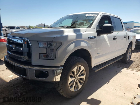 2015 Ford F-150 XLT with VIN 1FTEW1EP8FKD28635, listed as a Copart auction lot 49349745 with 184,441 mi miles and Salvage Title. Bid and sale history available at carsss.com. Image 1.