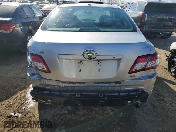2011 Toyota Camry LE with VIN 4T4BF3EK2BR172725, listed as a Copart auction lot 41046544 with 127,942 mi miles and Salvage title. Bid and sale history available at DreamBid. Image 6.