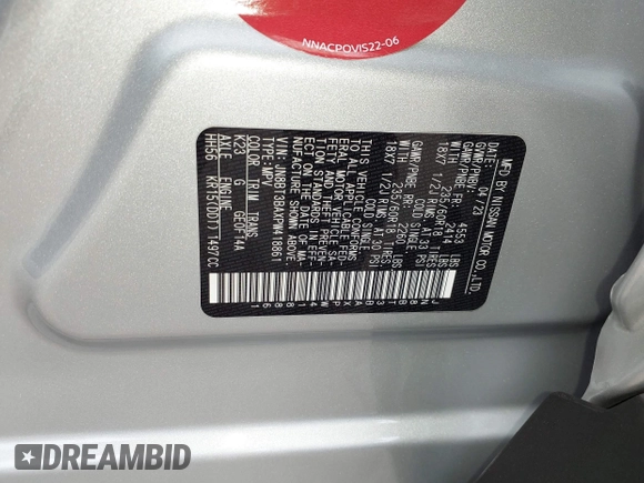2023 Nissan Rogue SV z VIN JN8BT3BAXPW418861, wystawiony jako IAAI lot #42153059 z przebiegiem 41 641 mil mil oraz . Historia ofert i sprzedaży dostępna na DreamBid. Obrazek 9.