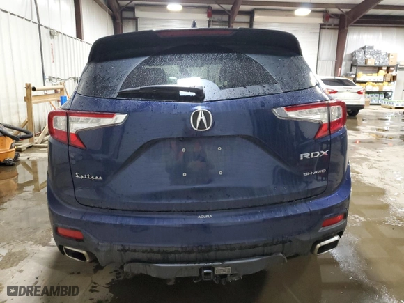 2024 Acura RDX w/Technology Package with VIN 5J8TC2H55RL007426, listed as a Copart auction lot 49402225 with 0 mi miles and Salvage Title. Bid and sale history available at carsss.com. Image 6.