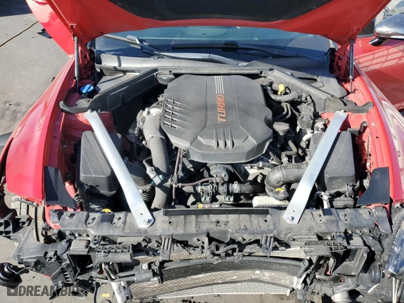 2018 Kia Stinger GT1 with VIN KNAE45LCXJ6018515, listed as a Copart auction lot 81288954 with 64,965 mi miles and Salvage Title. Bid and sale history available at carsss.com. Image 12.