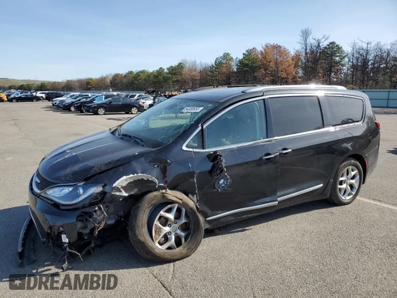 2020 Chrysler Pacifica Limited z VIN 2C4RC1GG1LR150619, wystawiony jako Copart lot #54388955 z przebiegiem 59 297 mil mil oraz Szkoda całkowita • Salvage title. Historia ofert i sprzedaży dostępna na DreamBid. Obrazek 1.