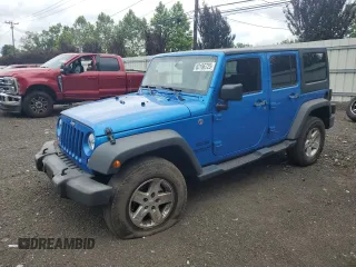 2016 Jeep Wrangler Unlimited Sport z VIN 1C4BJWDGXGL273827, wystawiony jako Copart lot #63196725 z przebiegiem 110 439 mil mil oraz Szkoda całkowita • Salvage title. Historia ofert i sprzedaży dostępna na DreamBid. Obrazek 1.