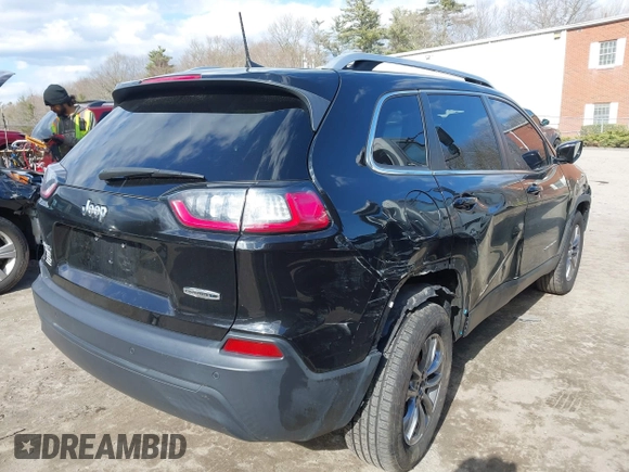 2020 Jeep Cherokee Latitude Plus with VIN 1C4PJMLB0LD591217, listed as a IAAI auction lot 41857544 with 102,704 mi miles and . Bid and sale history available at DreamBid. Image 4.
