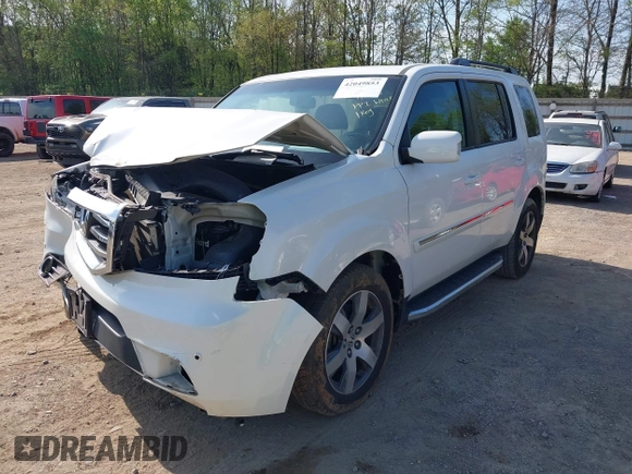2013 Honda Pilot Touring with VIN 5FNYF3H92DB034731, listed as a IAAI auction lot 42049853 with 127,278 mi miles and . Bid and sale history available at DreamBid. Image 17.