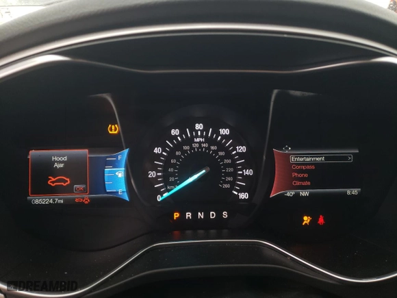 2016 Ford Fusion SE with VIN 3FA6P0H76GR212019, listed as a Copart auction lot 43038875 with 85,224 mi miles and Salvage Title. Bid and sale history available at carsss.com. Image 9.