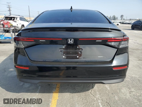 2023 Honda Accord Sport with VIN 1HGCY2F59PA041172, listed as a Copart auction lot 56835455 with 16,638 mi miles and Salvage title. Bid and sale history available at DreamBid. Image 6.