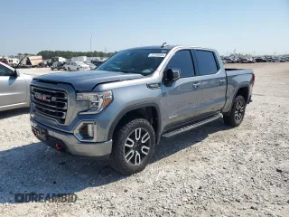 2021 GMC Sierra 1500 AT4 with VIN 1GTP9EEL8MZ156714, listed as a Copart auction lot 75759564 with 42,648 mi miles and Salvage Title. Bid and sale history available at carsss.com. Image 1.