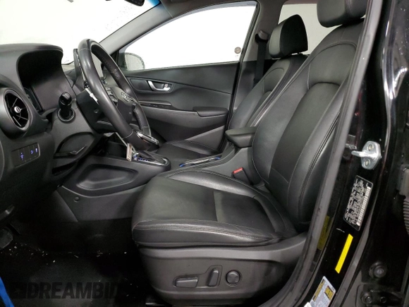 2022 Hyundai Kona Limited with VIN KM8K53A36NU777394, listed as a Copart auction lot 43245415 with 91,862 mi miles and Clean Title. Bid and sale history available at carsss.com. Image 7.