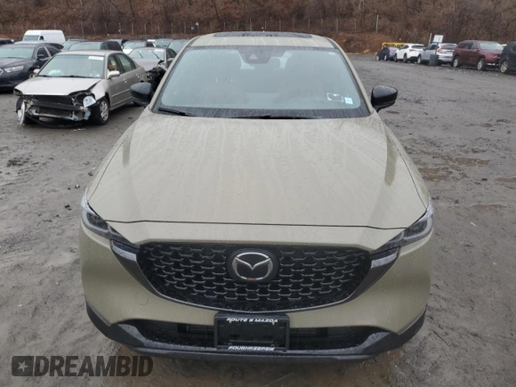 2024 Mazda CX-5 2.5 Carbon Turbo with VIN JM3KFBAY5R0419375, listed as a Copart auction lot 82000304 with 7,247 mi miles and Salvage Title. Bid and sale history available at carsss.com. Image 5.