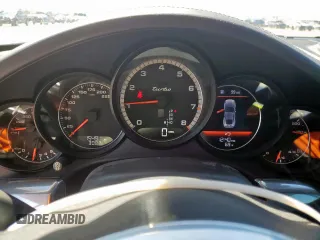 2014 Porsche 911 Turbo S with VIN WP0AD2A90ES167827, listed as a Copart auction lot 47832645 with 15,491 mi miles and Non Repairable. Bid and sale history available at DreamBid. Image 9.