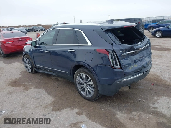 2024 Cadillac XT5 FWD Premium Luxury with VIN 1GYKNCR47RZ755652, listed as a IAAI auction lot 41512069 with 10,243 mi miles. Bid and sale history available at carsss.com. Image 3.