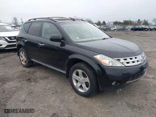 2005 Nissan Murano SL with VIN JN8AZ08W75W427381, listed as a IAAI auction lot 41490140 with 1 mi miles. Bid and sale history available at carsss.com. Image 1.