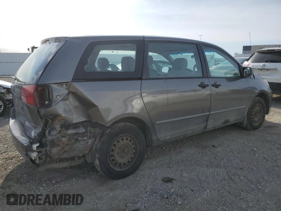 2005 Toyota Sienna with VIN 5TDZA29C05S307069, listed as a Copart auction lot 51495275 with 278,055 mi miles and Salvage Title. Bid and sale history available at DreamBid. Image 3.