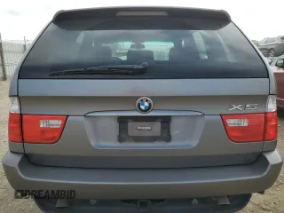 2005 BMW X5 3.0i with VIN 5UXFA13525LY02042, listed as a Copart auction lot 58061944 with 152,251 mi miles and Salvage Title. Bid and sale history available at carsss.com. Image 6.