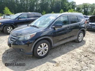 2012 Honda CR-V EX-L with VIN 2HKRM4H72CH604838, listed as a Copart auction lot 61155975 with 142,279 mi miles and Clean title. Bid and sale history available at DreamBid. Image 1.