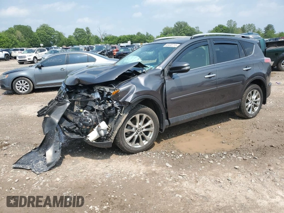 2016 Toyota RAV4 Limited z VIN JTMDFREV4GJ092789, wystawiony jako Copart lot #60430715 z przebiegiem Nie podano mil oraz Szkoda całkowita • Salvage title. Historia ofert i sprzedaży dostępna na DreamBid. Obrazek 1.