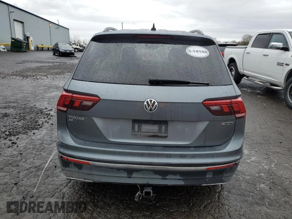 2021 Volkswagen Tiguan SE with VIN 3VV2B7AX7MM128098, listed as a Copart auction lot 49343505 with 46,231 mi miles and Salvage Title. Bid and sale history available at DreamBid. Image 6.