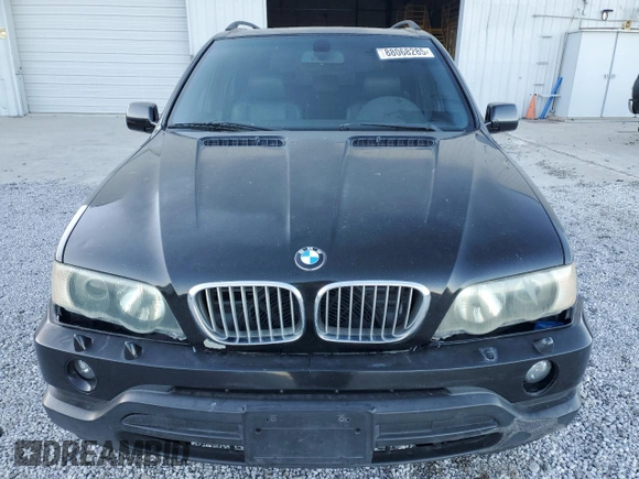 2003 BMW X5 4.4i with VIN 5UXFB33513LH41162, listed as a Copart auction lot 88068285 with 180,466 mi miles and Salvage Title. Bid and sale history available at carsss.com. Image 5.