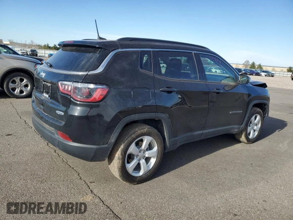 2022 Jeep Compass Altitude with VIN 3C4NJDBB8NT113195, listed as a Copart auction lot 48806985 with 23,038 mi miles and Salvage Title. Bid and sale history available at carsss.com. Image 3.