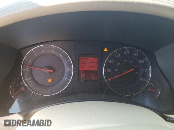 2009 Infiniti EX Journey with VIN JNKAJ09F59M951226, listed as a Copart auction lot 78329304 with 193,515 mi miles and Salvage title. Bid and sale history available at DreamBid. Image 9.