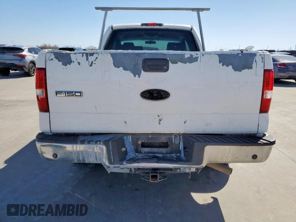 2006 Ford F-150 STX with VIN 1FTRX12W86KC45247, listed as a Copart auction lot 48534505 with 0 mi miles and Clean Title. Bid and sale history available at carsss.com. Image 6.