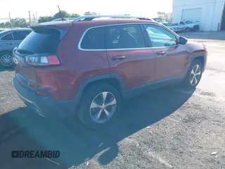 2020 Jeep Cherokee Limited with VIN 1C4PJMDX5LD567098, listed as a IAAI auction lot 42518932 with 46,177 mi miles and . Bid and sale history available at DreamBid. Image 4.