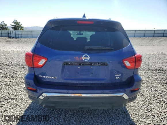 2019 Nissan Pathfinder S with VIN 5N1DR2MM6KC592579, listed as a Copart auction lot 63622475 with 150,248 mi miles and Salvage title. Bid and sale history available at DreamBid. Image 6.