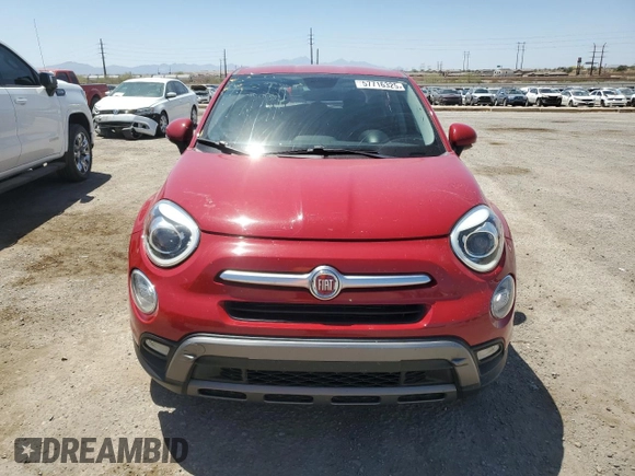 2016 FIAT 500X Trekking with VIN ZFBCFYCT3GP339520, listed as a Copart auction lot 57716325 with Not provided miles and Salvage title. Bid and sale history available at DreamBid. Image 5.