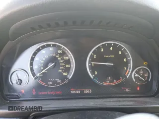 2013 BMW 5 Series 535i xDrive with VIN WBAFU7C54DDU66850, listed as a Copart auction lot 47023875 with 181,204 mi miles and Salvage Title. Bid and sale history available at carsss.com. Image 9.