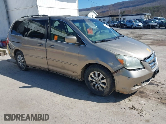 2006 Honda Odyssey EX z VIN 5FNRL384X6B459148, wystawiony jako IAAI lot #41747616 z przebiegiem 158 995 mil mil oraz . Historia ofert i sprzedaży dostępna na DreamBid. Obrazek 1.