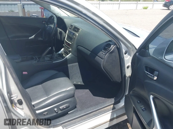 2006 Lexus IS 250 with VIN JTHBK262662013211, listed as a IAAI auction lot 42473423 with 143,129 mi miles and . Bid and sale history available at DreamBid. Image 5.