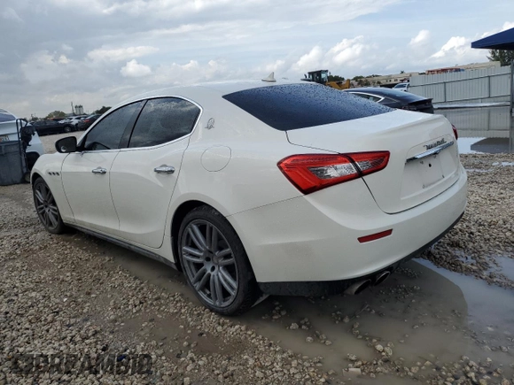 2017 Maserati Ghibli with VIN ZAM57XSA0H1262621, listed as a Copart auction lot 44688955 with 88,476 mi miles and Salvage Title. Bid and sale history available at carsss.com. Image 2.