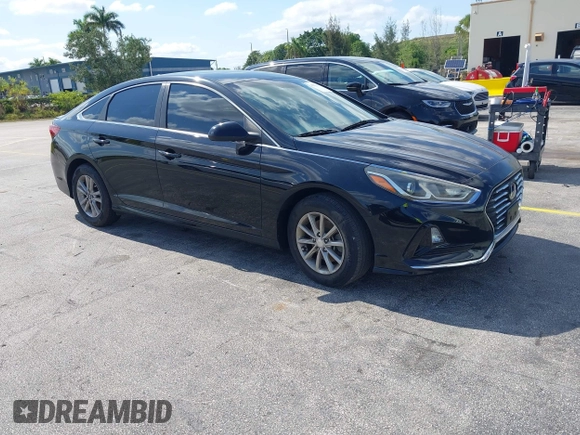 2019 Hyundai Sonata SE with VIN 5NPE24AF3KH759550, listed as a IAAI auction lot 42223661 with 49,158 mi miles and . Bid and sale history available at DreamBid. Image 1.