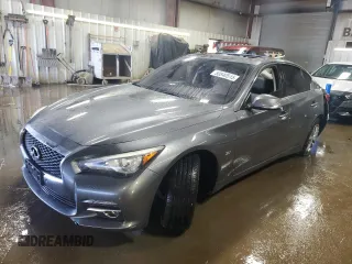2017 Infiniti Q50 Premium with VIN JN1EV7AR6HM830034, listed as a Copart auction lot 50840515 with 80,067 mi miles and Non repairable. Bid and sale history available at DreamBid. Image 1.