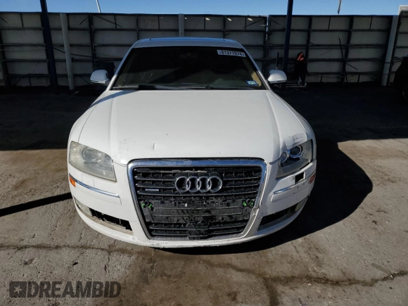 2010 Audi A8 with VIN WAURVAFA6AN007163, listed as a Copart auction lot 81377074 with 158,919 mi miles and Clean title. Bid and sale history available at DreamBid. Image 5.