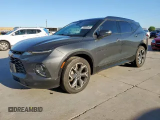 2019 Chevrolet Blazer RS z VIN 3GNKBERS7KS666487, wystawiony jako Copart lot #56602485 z przebiegiem 125 048 mil mil oraz Szkoda całkowita • Salvage title. Historia ofert i sprzedaży dostępna na DreamBid. Obrazek 1.
