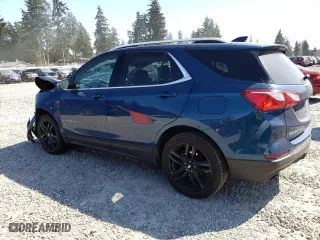 2020 Chevrolet Equinox LT with VIN 3GNAXVEX9LL289090, listed as a Copart auction lot 53211295 with 62,747 mi miles and Salvage Title. Bid and sale history available at carsss.com. Image 2.