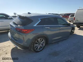 2023 Infiniti QX50 SENSORY with VIN 3PCAJ5EB5PF109056, listed as a Copart auction lot 42813775 with 13,665 mi miles and Salvage Title. Bid and sale history available at carsss.com. Image 3.