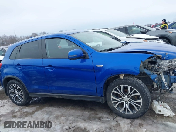 2018 Mitsubishi Outlander Sport ES 2.0 with VIN JA4AR3AUXJU020449, listed as a IAAI auction lot 41694600 with 87,433 mi miles. Bid and sale history available at carsss.com. Image 14.
