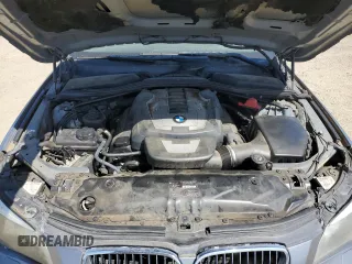 2008 BMW 5 Series 550i with VIN WBANW53598CT51425, listed as a Copart auction lot 54064475 with 124,391 mi miles and Clean Title. Bid and sale history available at carsss.com. Image 11.