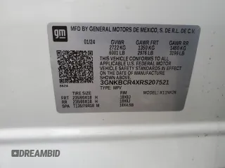 2024 Chevrolet Blazer LT z VIN 3GNKBCR4XRS207521, wystawiony jako Copart lot #51291885 z przebiegiem 20 953 mil mil oraz Szkoda całkowita • Salvage title. Historia ofert i sprzedaży dostępna na DreamBid. Obrazek 12.