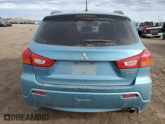 2011 Mitsubishi Outlander Sport SE with VIN JA4AP4AU0BZ013560, listed as a Copart auction lot 50426545 with 104,730 mi miles and Clean Title. Bid and sale history available at carsss.com. Image 6.