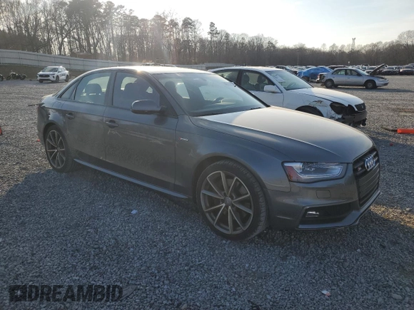 2015 Audi S4 Prestige with VIN WAUKGAFL2FA015322, listed as a Copart auction lot 43950865 with 100,354 mi miles and Salvage Title. Bid and sale history available at carsss.com. Image 4.